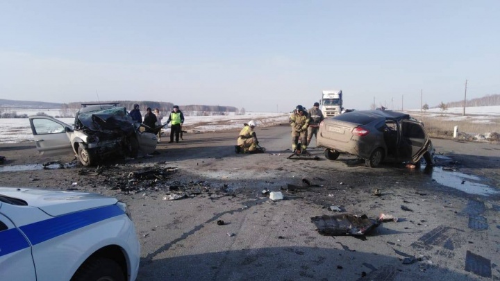 В ДТП на юге Челябинской области погибли четыре человека
