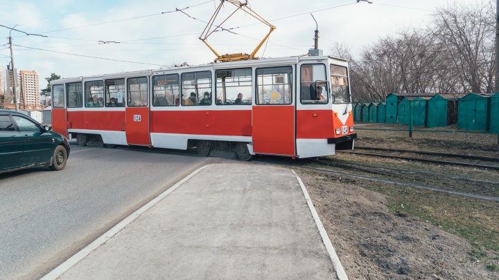 Власти Кемерова на время изменят схему движения трамвая № 5