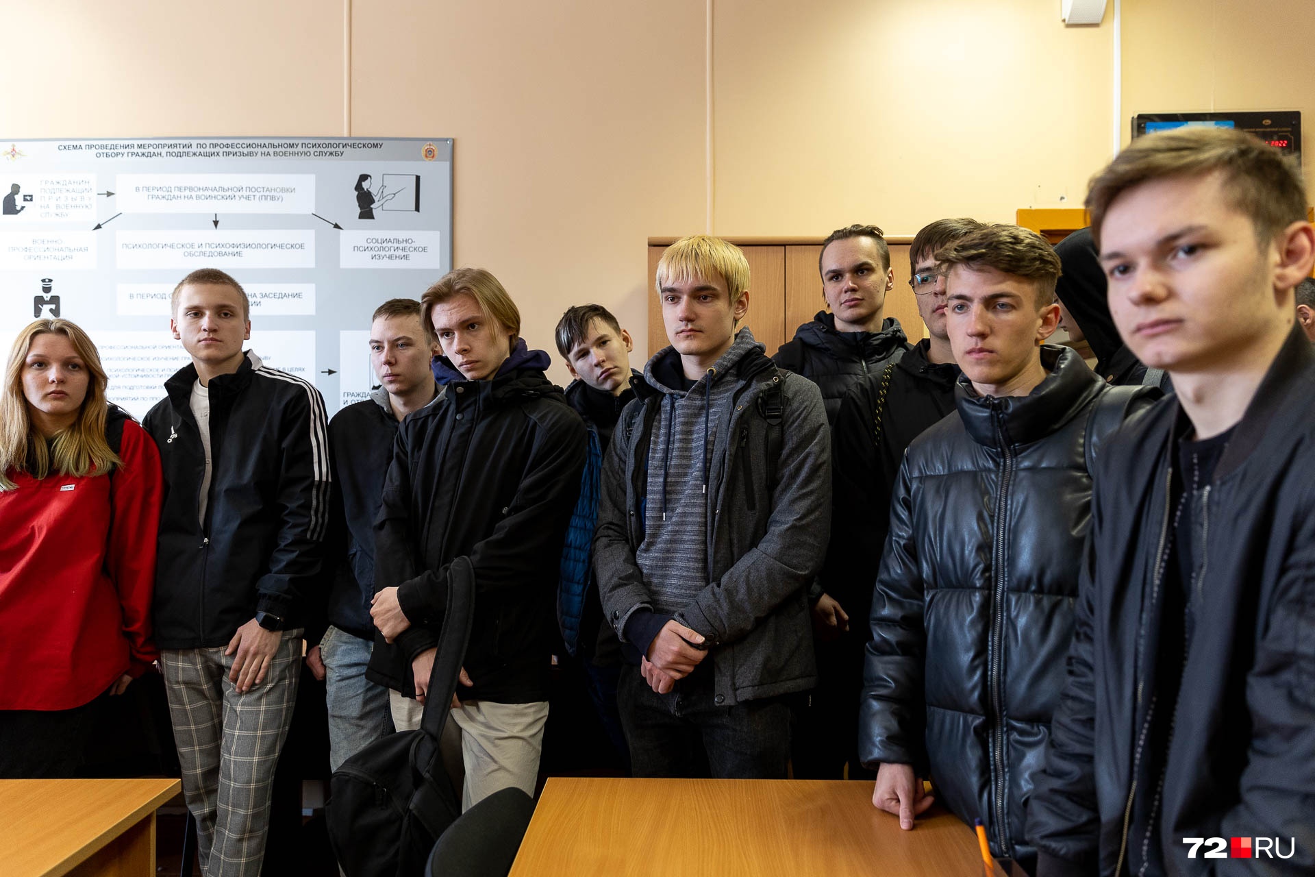 Многие парни говорили нам, что к службе относятся плохо. Они считают, что нецелесообразно тратить год в армии, и идти туда не собираются Многие парни говорили нам, что к службе относятся плохо. Они считают, что нецелесообразно тратить год в армии, и идти туда не собираются