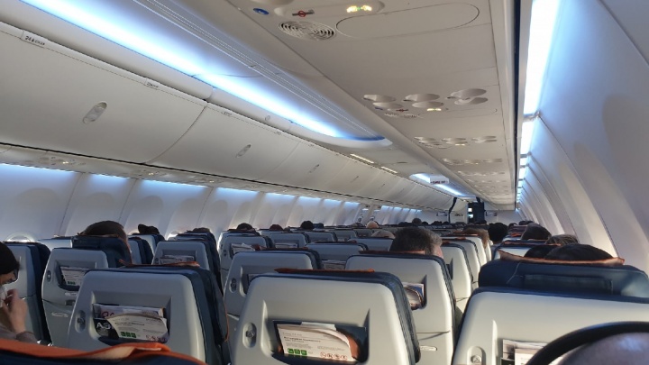 Пьяный тюменец подрался в самолете в Сочи — его сняли с рейса
