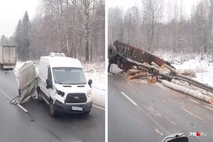 В Ярославской области произошло ДТП с лесовозом В Ярославской области произошло ДТП с лесовозом