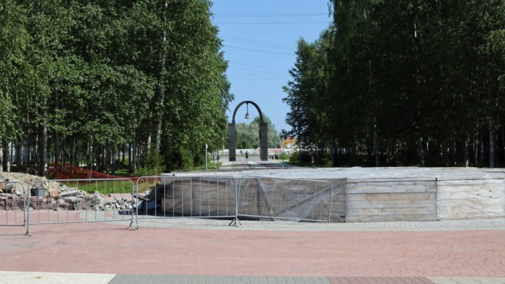Неисправный фонтан в Нижневартовске отремонтируют к середине июля