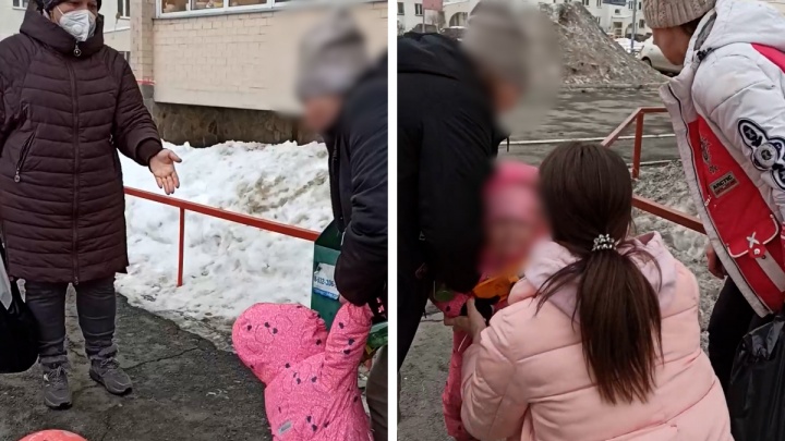 «Девочка отбивалась, плакала»: в Чурилово попал на видео конфликт прохожих и нетрезвой матери с ребенком