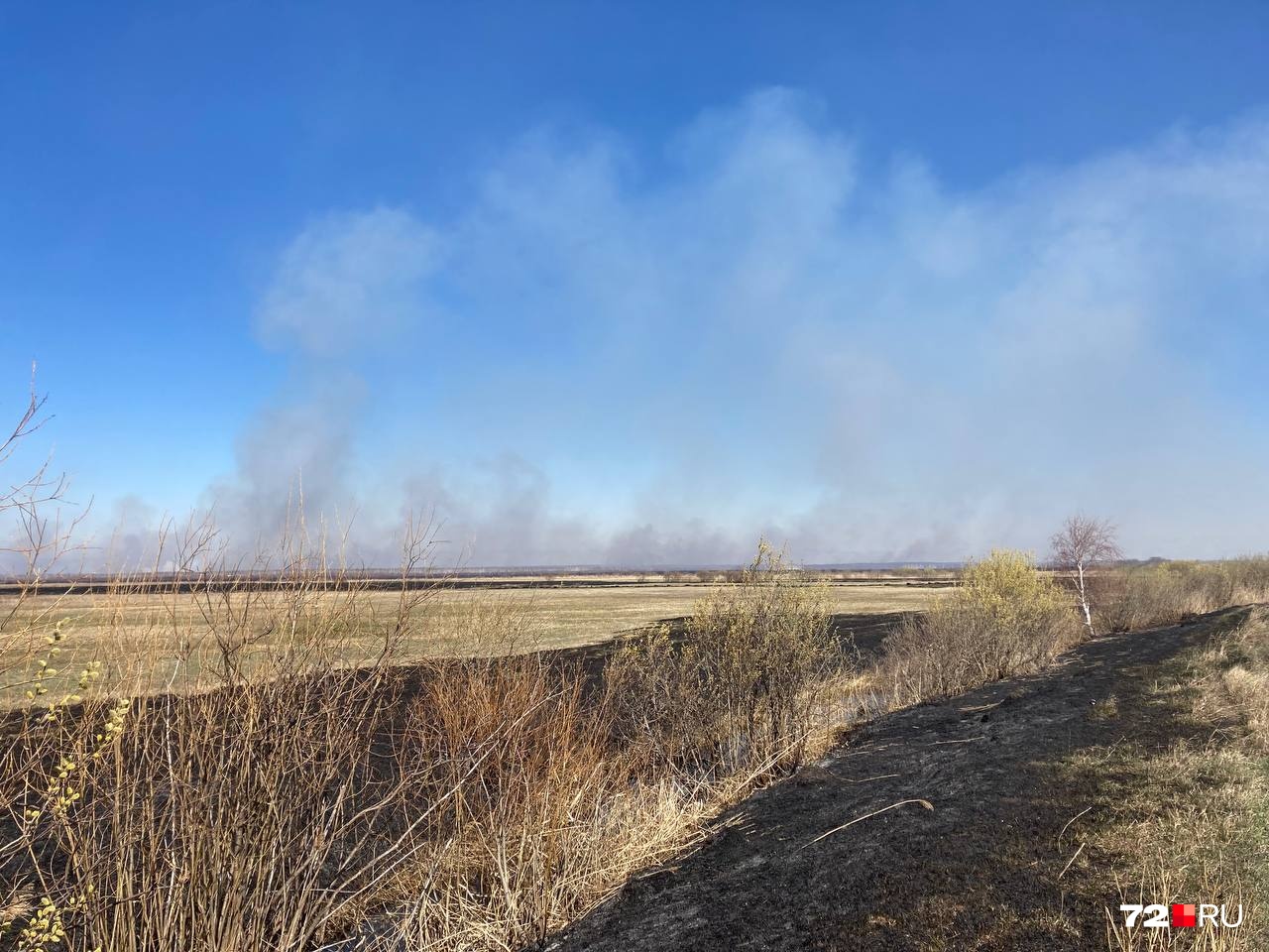 Пожар в нескольких километрах от Аманадского Пожар в нескольких километрах от Аманадского