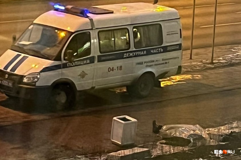 Напротив таунхаусов в Екатеринбурге нашли труп мужчины