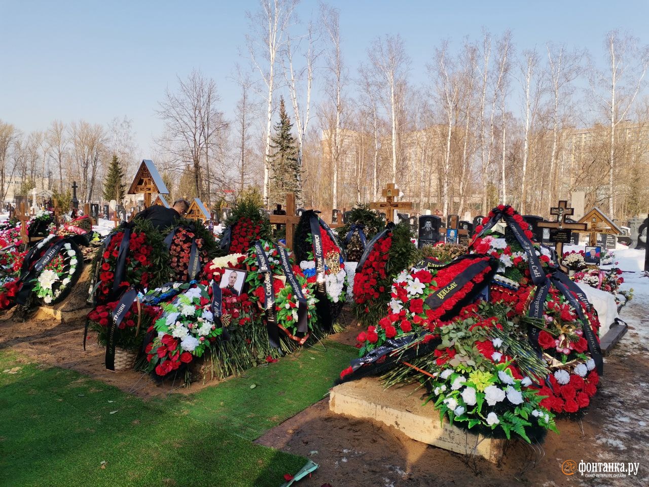 Похоронили полковника. Прощание с полковником.