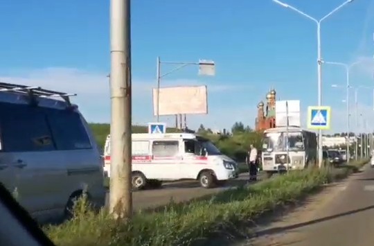 Микроавтобус в Забайкалье сбил ребенка на пешеходном переходе