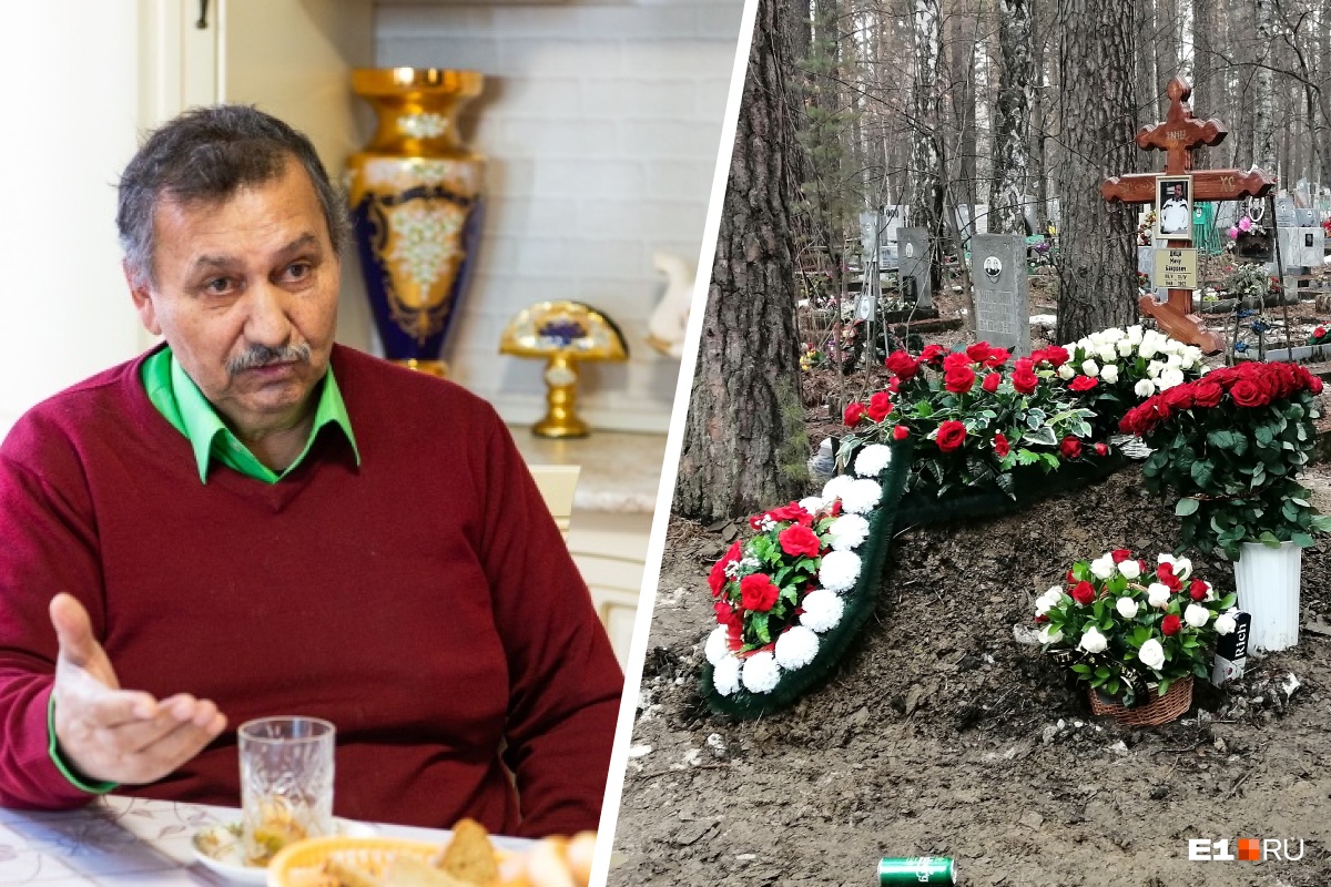 На похоронах в Екатеринбурге устроили стрельбу из автомата. Репортаж с прощания с бароном