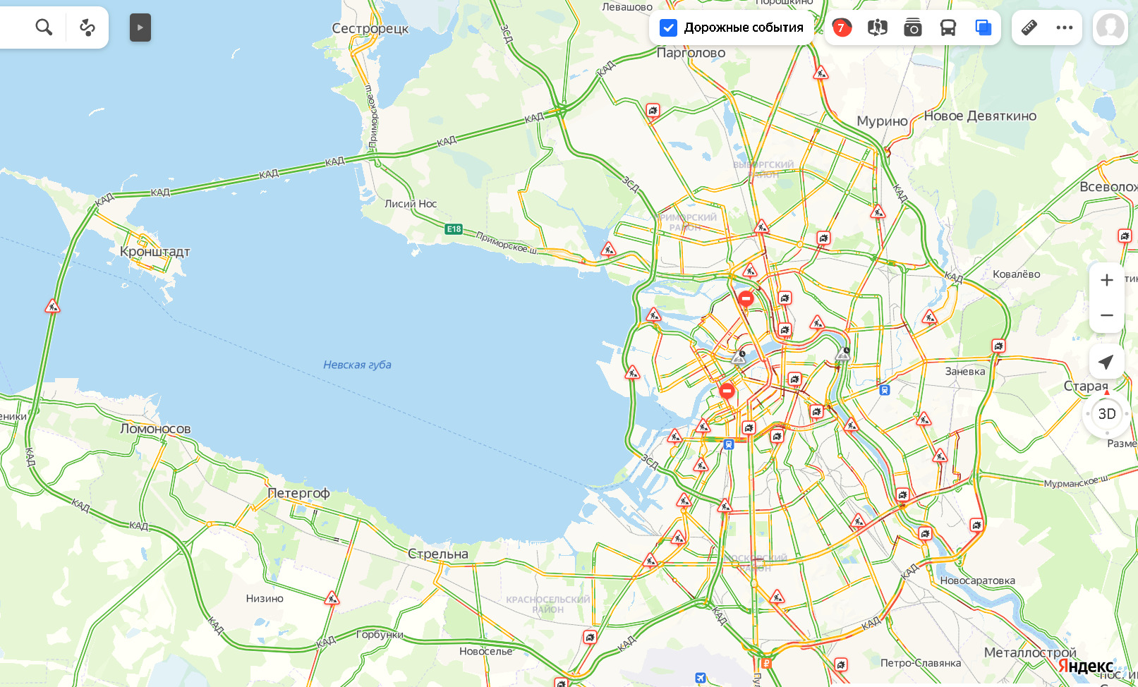 Кад 2 санкт петербург схема