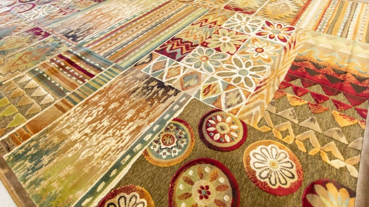 Бельгийские ковры из вискозы с рельефными рисунками поступили в магазин на Бабушкина, 108