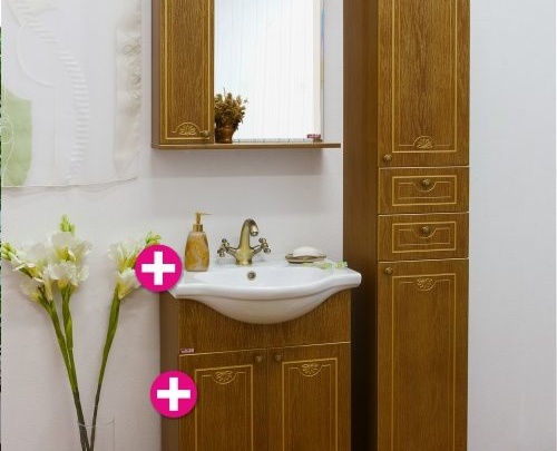 Недорогая мебель для ванной комнаты от 9 480 рублей поступила в центр сантехники «Водяной»