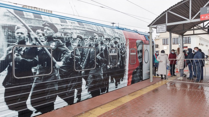 Ретропоезд «Победа» торжественно въедет в Читу 9 мая