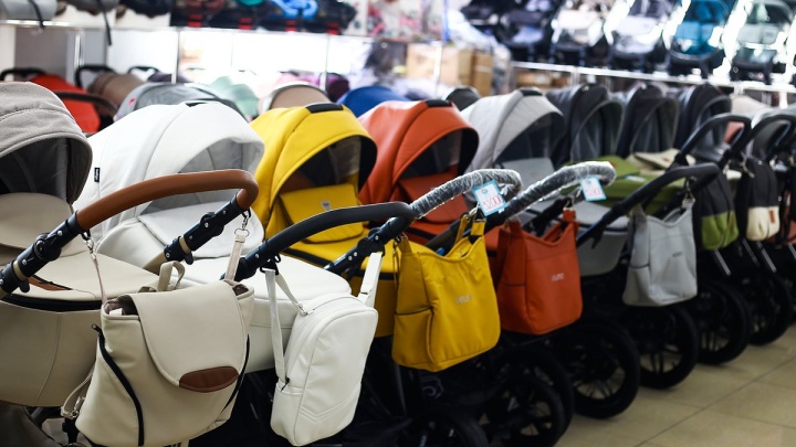 Детские электромобили и коляски поступили в магазин «Ангелочки» в Чите