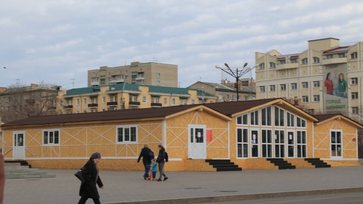 Сараи на площади Ленина исчезнут после потепления в 2022 году