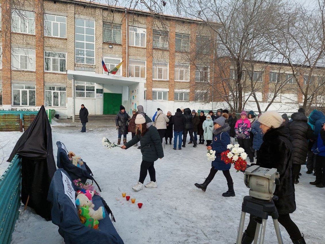 Стихийный мемориал в Домне в честь погибшей от нападения собак девочки Стихийный мемориал в Домне в честь погибшей от нападения собак девочки