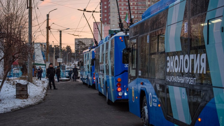 Троллейбусы в центре Читы 7 мая перестанут ходить после 18.00 из-за репетиции парада