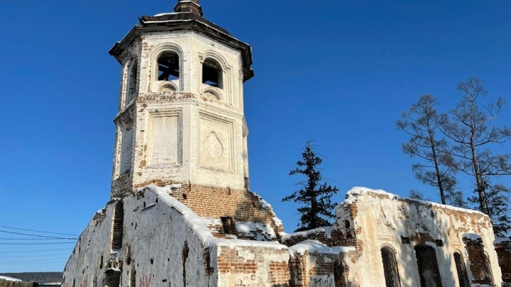 Старинную Сретенскую церковь планируют восстановить в Черемховском районе