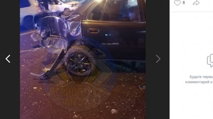 Жёсткое ДТП произошло в Чите на «Сувенирах» — очевидец сообщил об одном погибшем