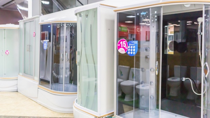 Распродажа душевых кабин для ванных комнат любых размеров началась в Index в Чите