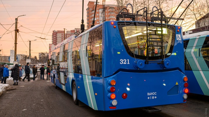 Троллейбусы в центре Читы не будут ездить с 7 часов утра 9 мая