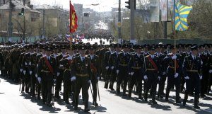 Митинг в честь Дня Победы на Мемориале боевой и трудовой славы забайкальцев