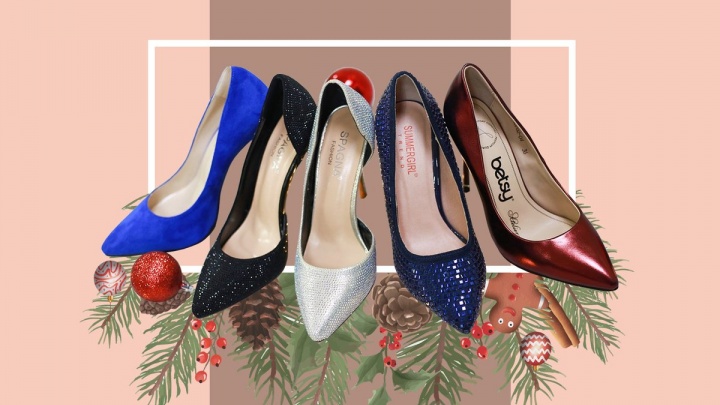 Каблуки с шипами, стразы, акварель: новогоднюю коллекцию обуви привёз Avantage