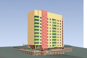 ООО «Карат» предлагает квартиры в первой читинской высотке из полистиролбетона