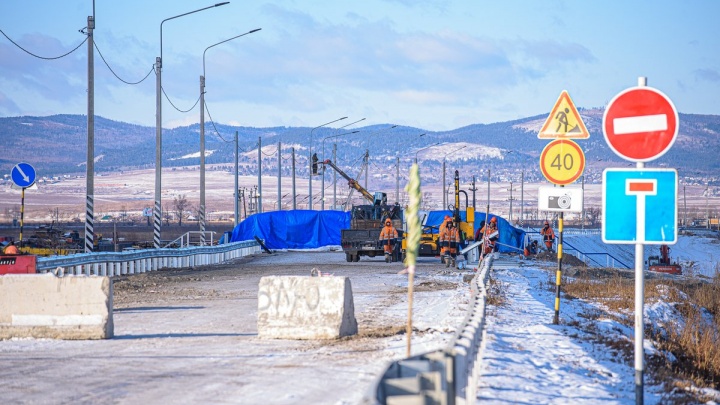 Каштакский мост, рухнувший в 2018 году из-за наводнения в Чите, откроют 1 декабря