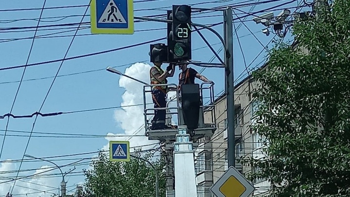 Светофор на перекрёстке Ленина — Баргузинская планируют снова включить в Чите 30 июня