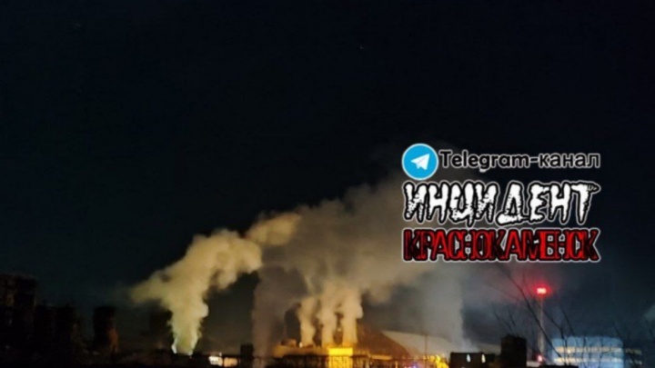 Пожар произошёл на складе сернокислотного цеха ППГХО в Краснокаменске