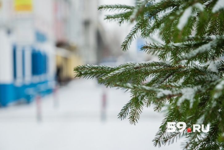 В воскресенье в Перми ожидается снег