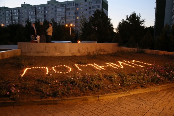 Горящее слово «Помним» можно будет увидеть с высоты птичьего полета Горящее слово «Помним» можно будет увидеть с высоты птичьего полета