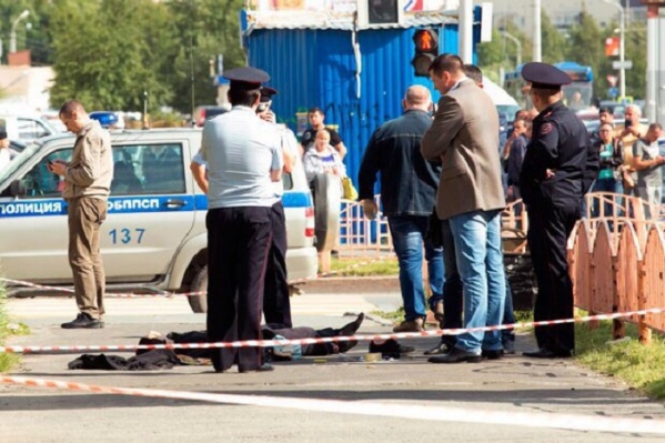Преступник был застрелен сотрудником ППС (патрульно-постовой службы) Преступник был застрелен сотрудником ППС (патрульно-постовой службы)