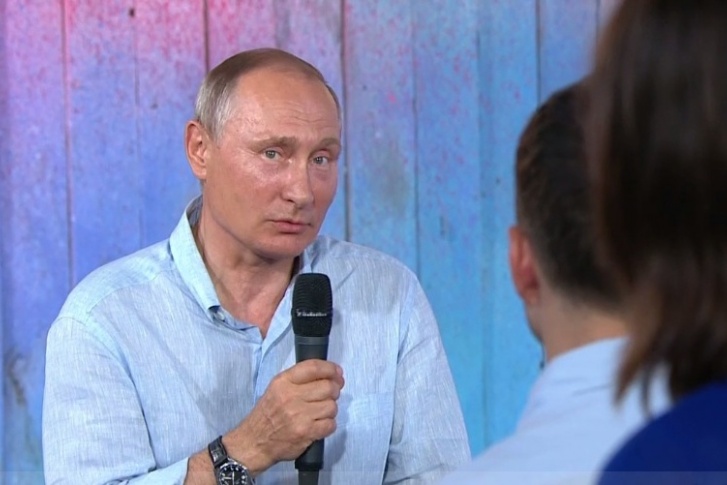 Владимир Путин отвечает на вопрос ярославны