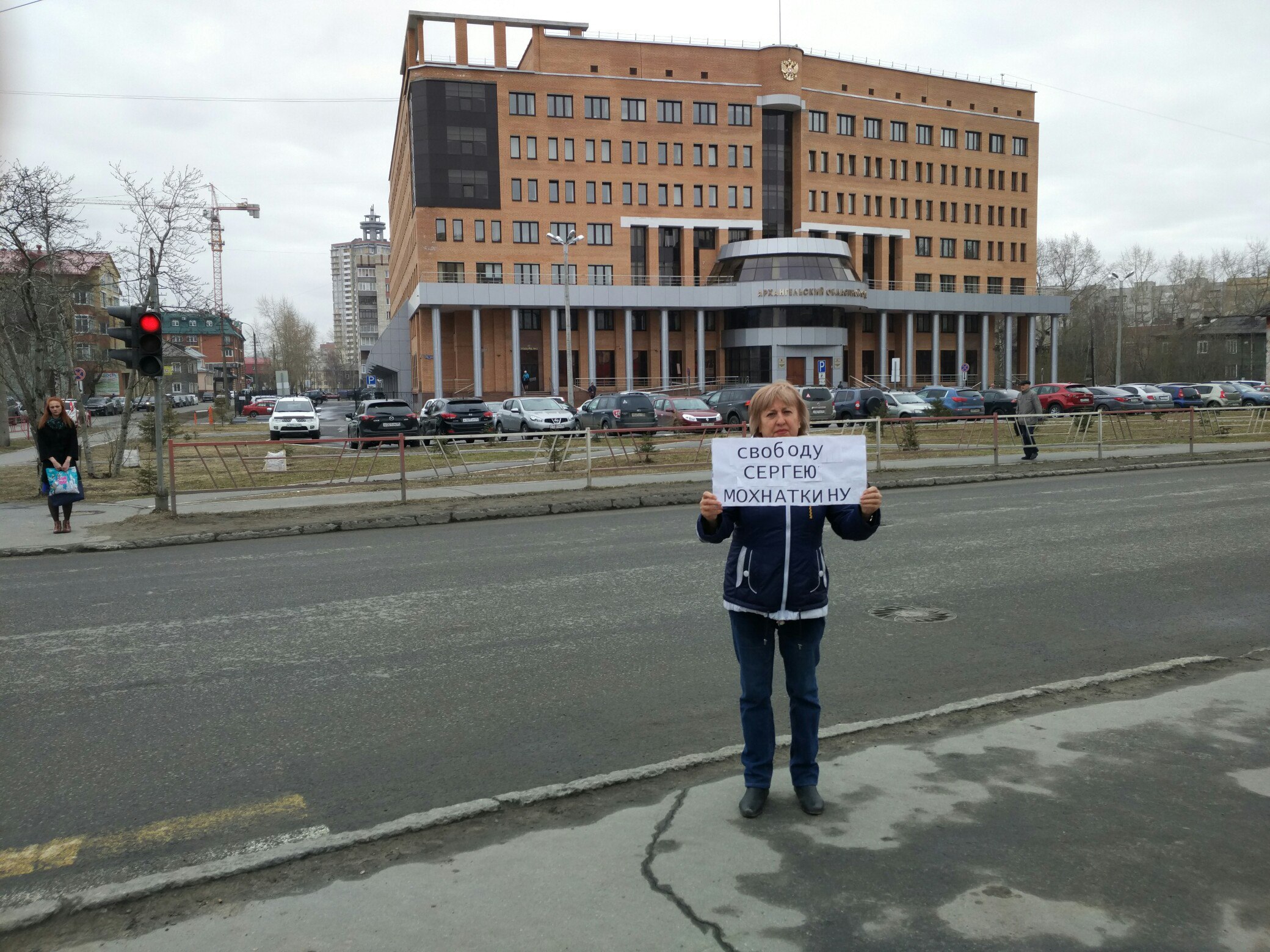 Марина Венчикова выступает за освобождение политического осужденного Марина Венчикова выступает за освобождение политического осужденного