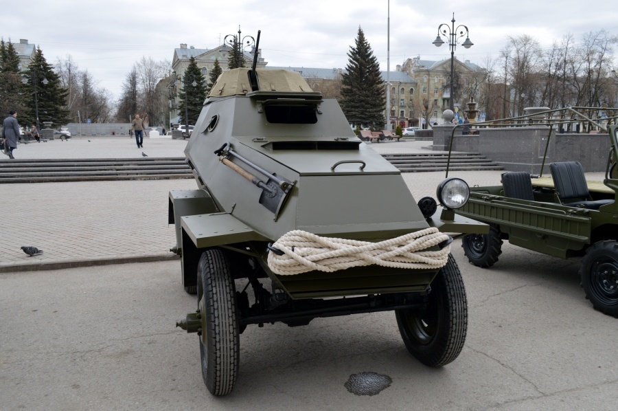 Советский легкий броневик БА-64 был создан в 1941 году Советский легкий броневик БА-64 был создан в 1941 году