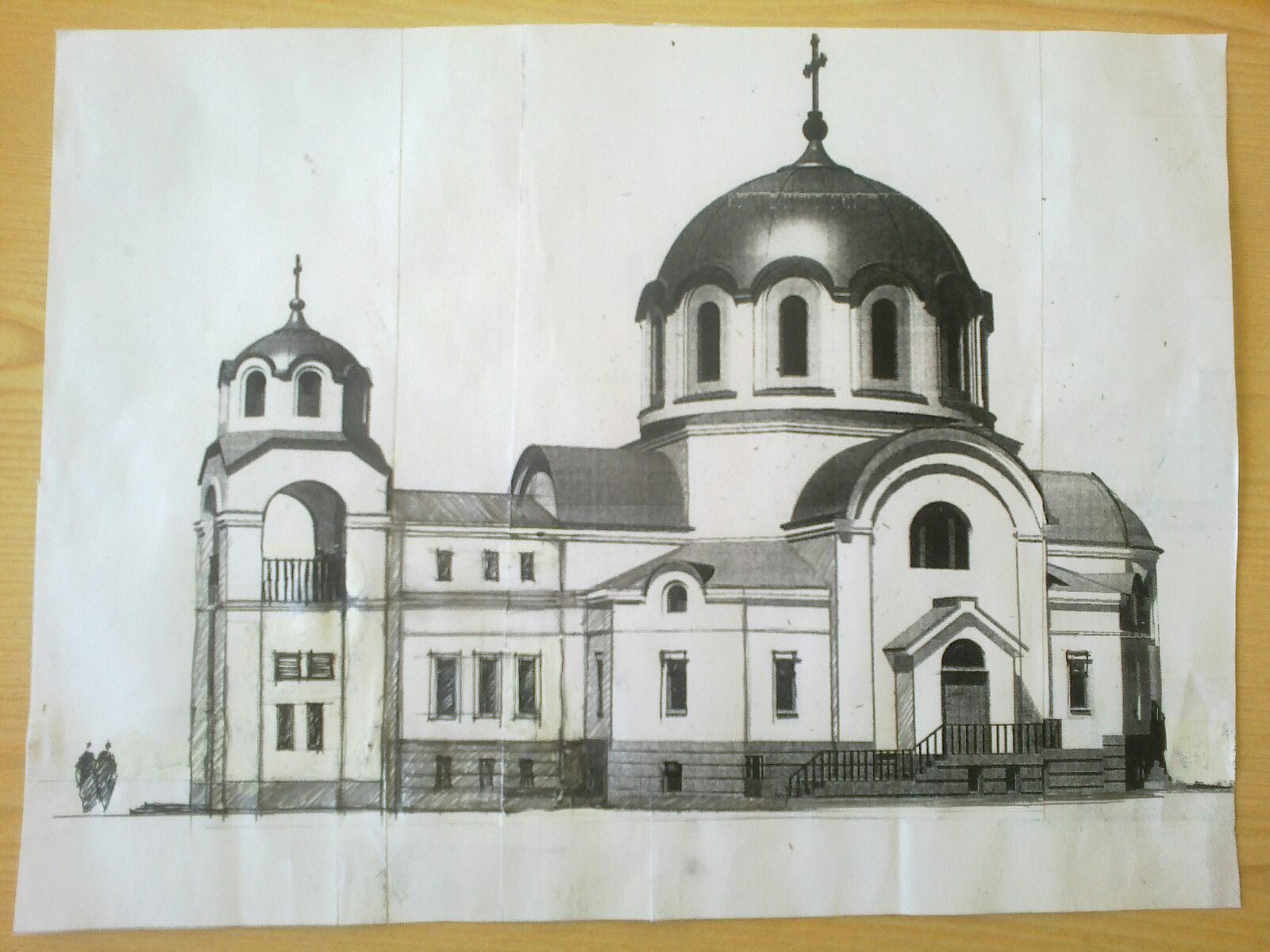 Эскиз храма
