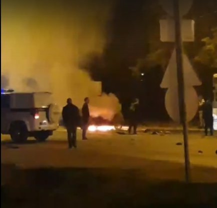 Кадр из видео очевидца.