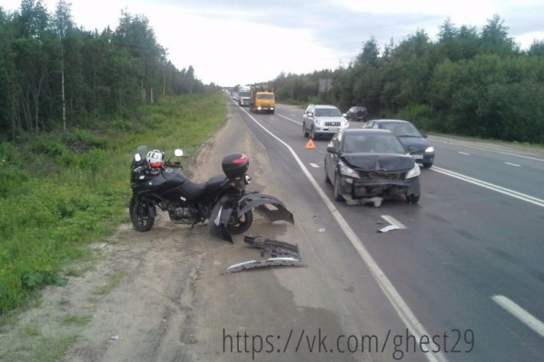 Hyundai и Kawasaki не смогли поделить дорогу Hyundai и Kawasaki не смогли поделить дорогу