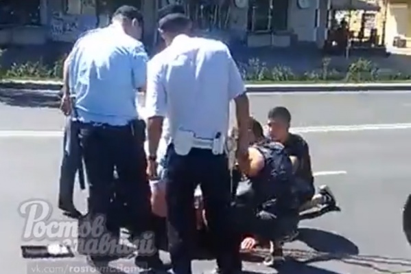 Авария случилось на Большой Садовой Авария случилось на Большой Садовой