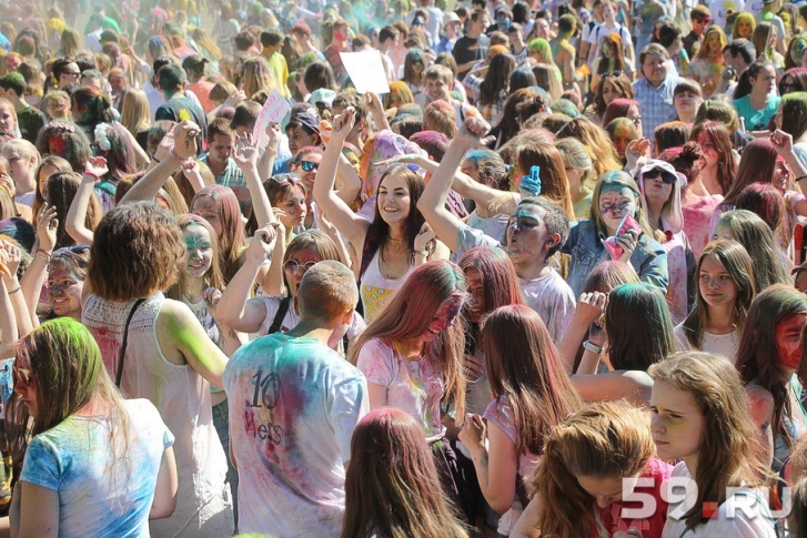 В Перми пройдет фестиваль красок Холи