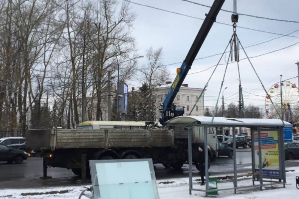 Старые павильоны с площади Ленина перенесут на улицу Воскресенскую Старые павильоны с площади Ленина перенесут на улицу Воскресенскую