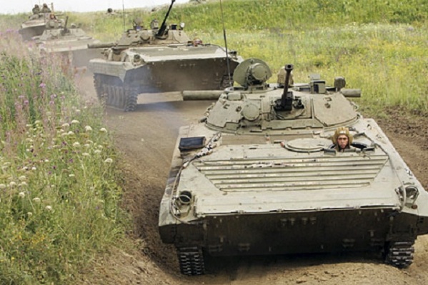 Бригада в составе механизированных колонн совершили марш на полигон Прудбой Бригада в составе механизированных колонн совершили марш на полигон Прудбой