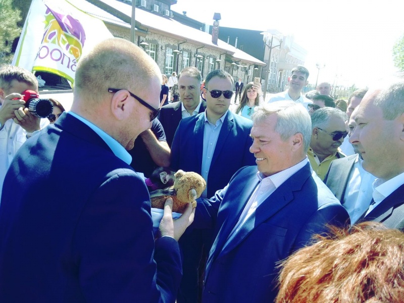 Василий Голубев приехал в парк на левом берегу Василий Голубев приехал в парк на левом берегу