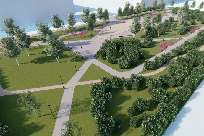 Примерно так будет выглядеть будущий парк