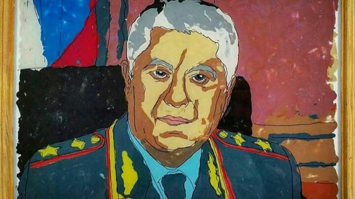 Школьник из Похвистнево слепил из пластилина портрет министра МВД Владимира Колокольцева