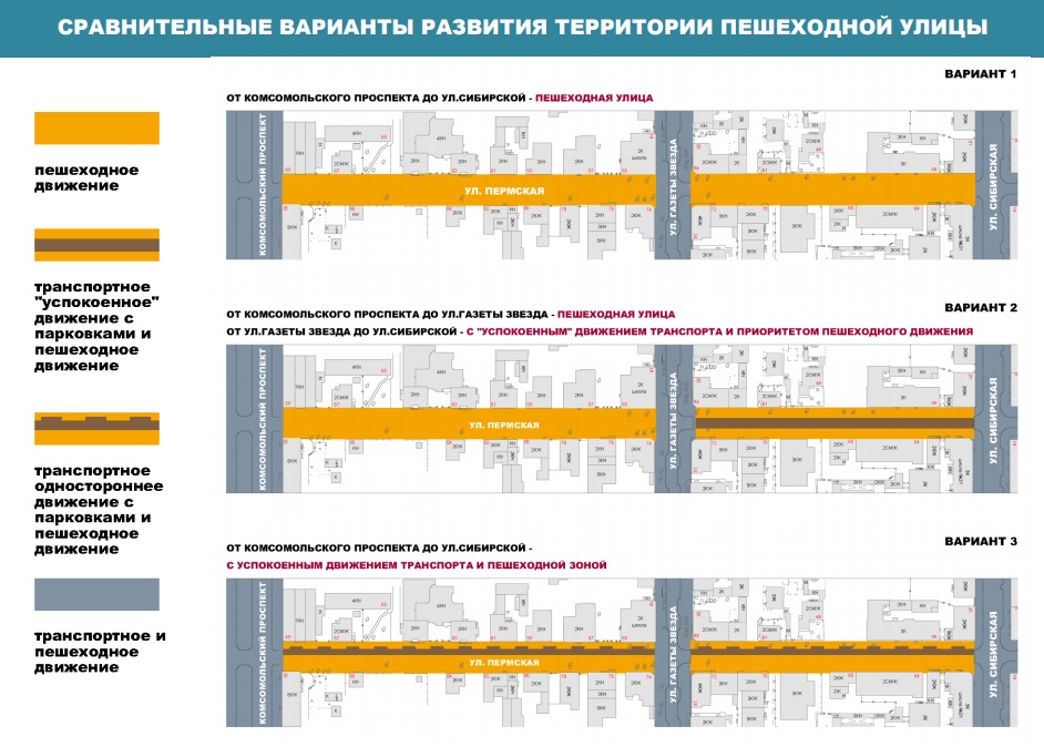 Варианты организации движения Варианты организации движения