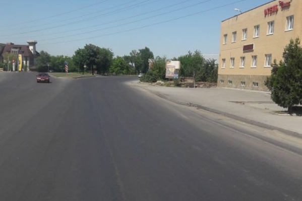 Отремонтированная дорога на улице Малиновского Отремонтированная дорога на улице Малиновского