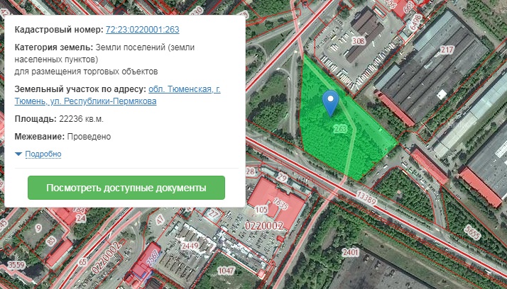 На кадастровой карте земельный участок определен под строительство торговых объектов На кадастровой карте земельный участок определен под строительство торговых объектов