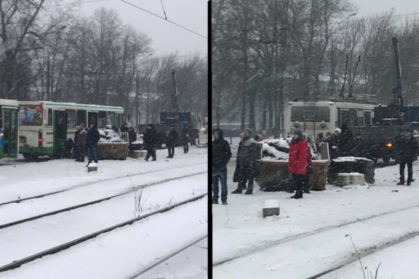 Просто остановка общественного транспорта в Ярославле Просто остановка общественного транспорта в Ярославле